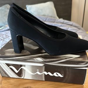 Nina Black French Heel